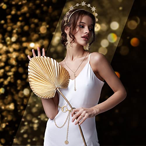 Glenmal Moon Goddess Tiaras Jewelry Set for Bride's Wedding Accessories
Glenmal Crown Moon Stars Headband Belt Earrings